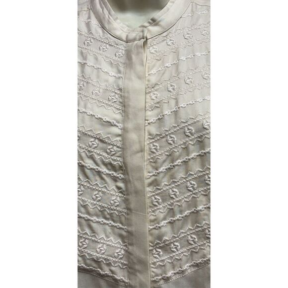 Isabel Marant Étoile Britten Blouse In Ecru Cotton With Embroidery NWT Size 38/ - Picture 10 of 15